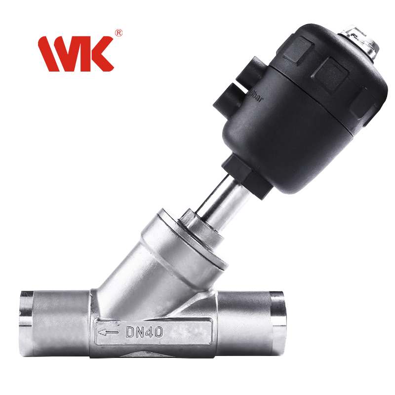 焊接气动角座阀 焊接气动角座阀