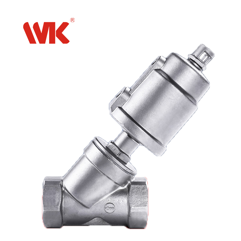 牙口气动角座阀 牙口气动角座阀