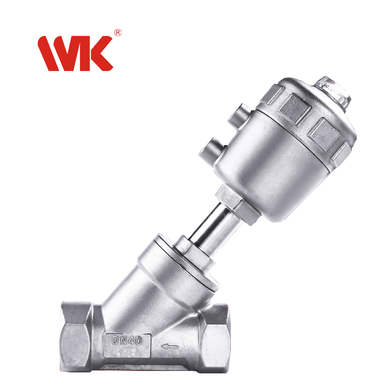 牙口气动角座阀 牙口气动角座阀