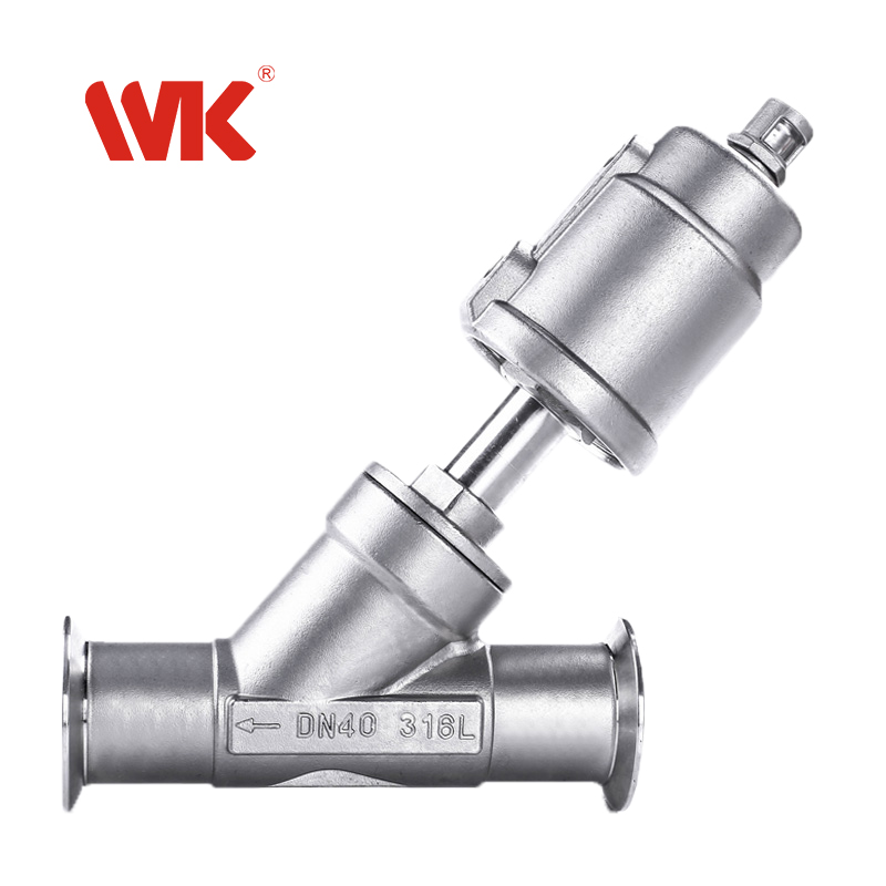 快装气动角座阀 快装气动角座阀