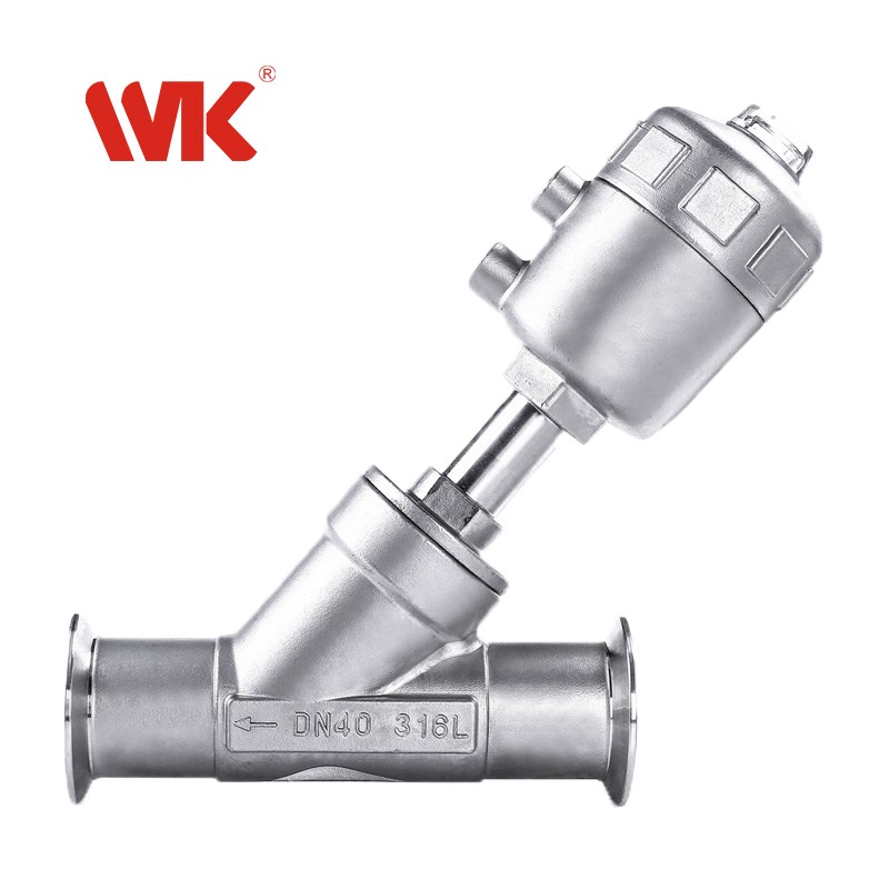 快装气动角座阀 快装气动角座阀