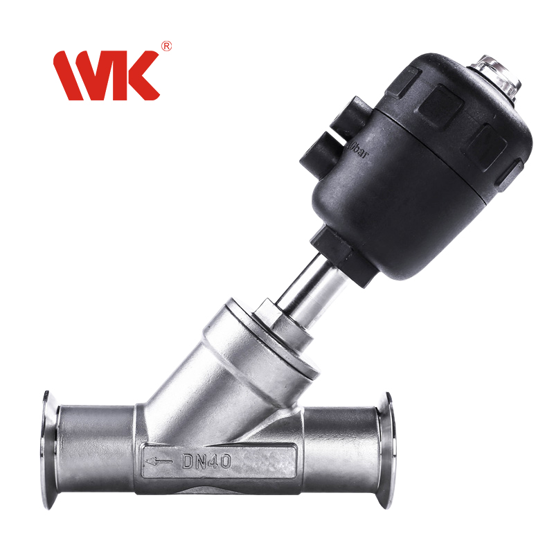 快装气动角座阀 快装气动角座阀